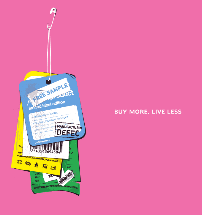 buy more, live less - detail